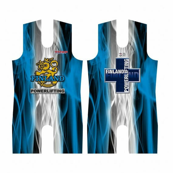 Titan Triumph Team Finland singlet, IPF hyväksytty