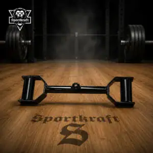 SportKraft PRO lapiokahva pyörivillä kahvoilla taljakahva otevoima kuntosali