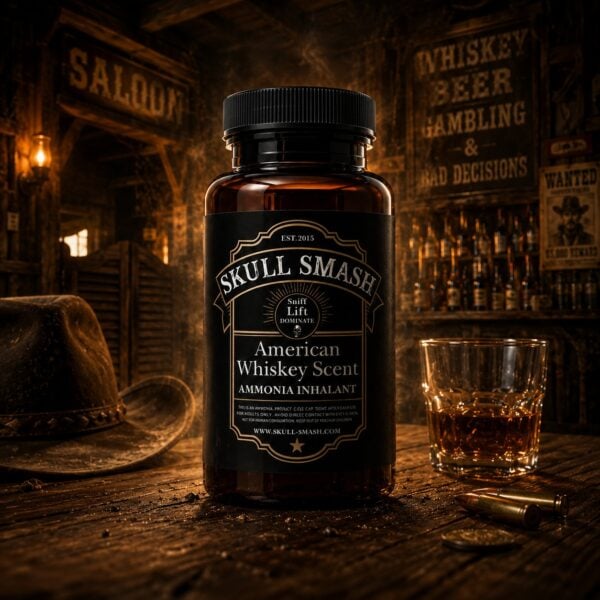 Skull Smash Hajusuola Whiskey viskin tuoksuinen hajusuola amerikkalainen ammoniakki kuntosali