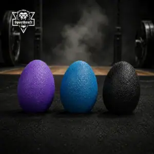 SportKraft Egg 3 sarja sormien harjoitusväline kämmenmuna otevoima kuntosali