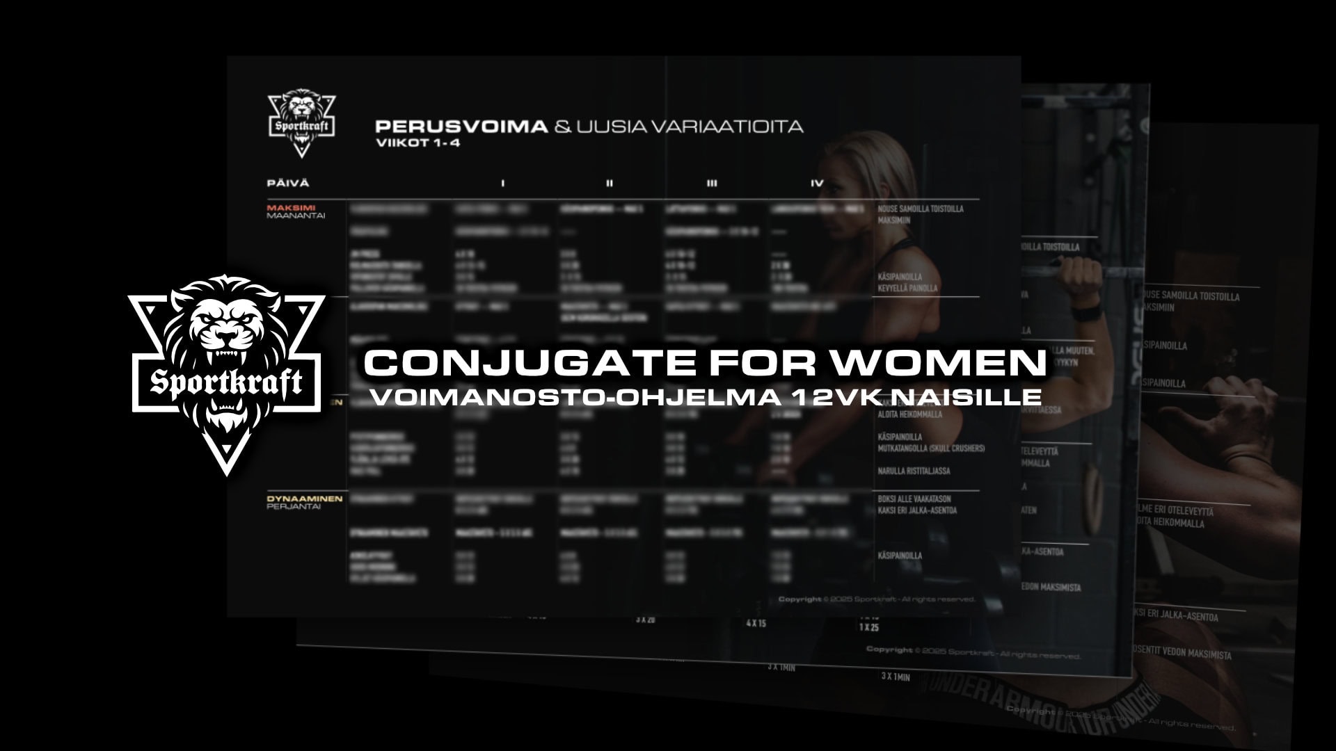 12 viikon Westside-konjugaatio-ohjelma naisille 1